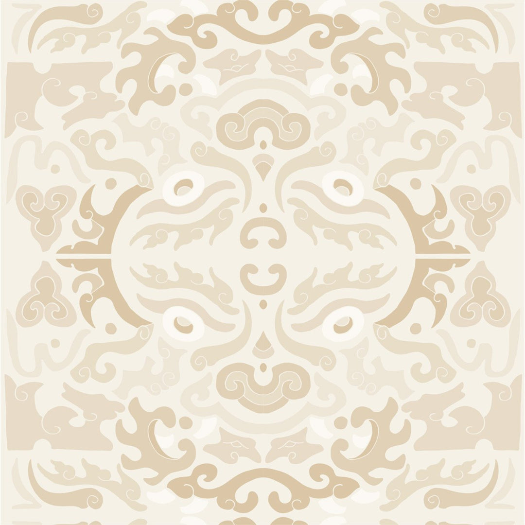 Foo Dog - Wheat Field Wallpaper by Julianne Taylor Style