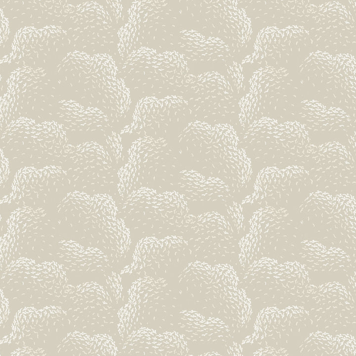 Clouds - Beige Wallpaper