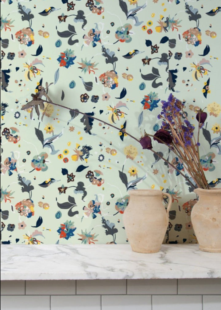 Floral Bliss - Mixed Wallpaper