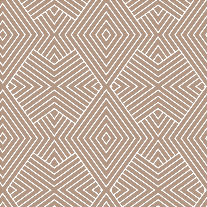 Formation - Truly Taupe Reverse Geometric Wallpaper by Mrs. Paranjape