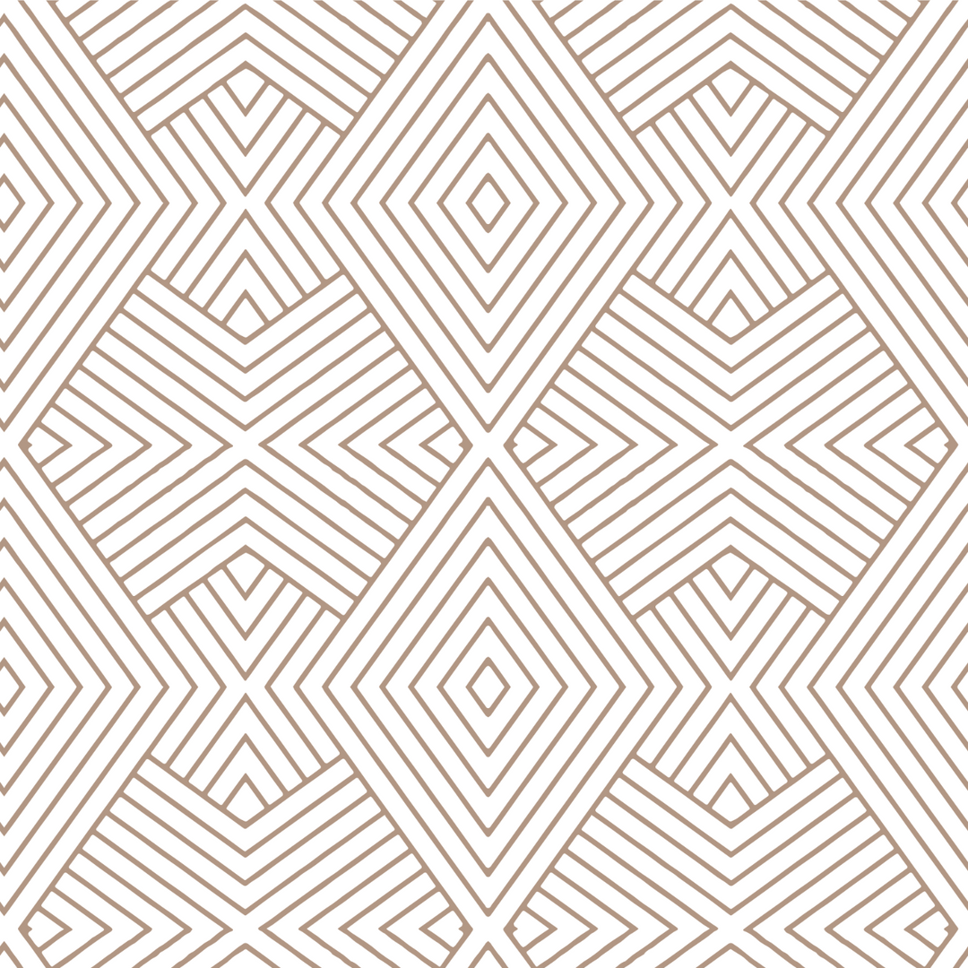 Formation - Truly Taupe Geometric Wallpaper by Mrs. Paranjape