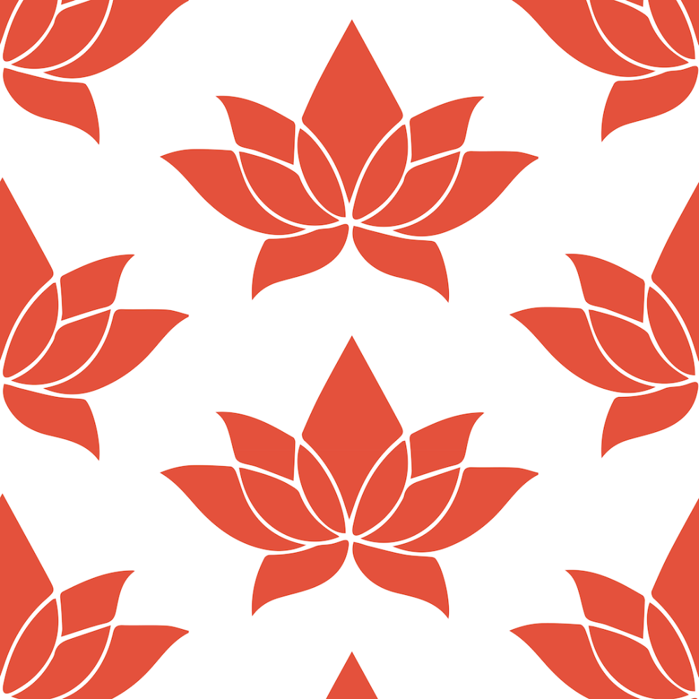 Lotus - Pinata Floral Wallpaper by Bohemian Bungalow