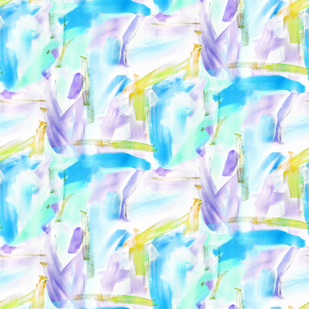 Cotton Candy - Light Blue Wallpaper by The Blush Label