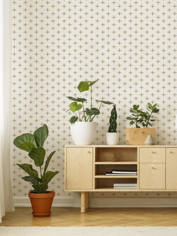 Addition - Golden Ochre Wallpaper