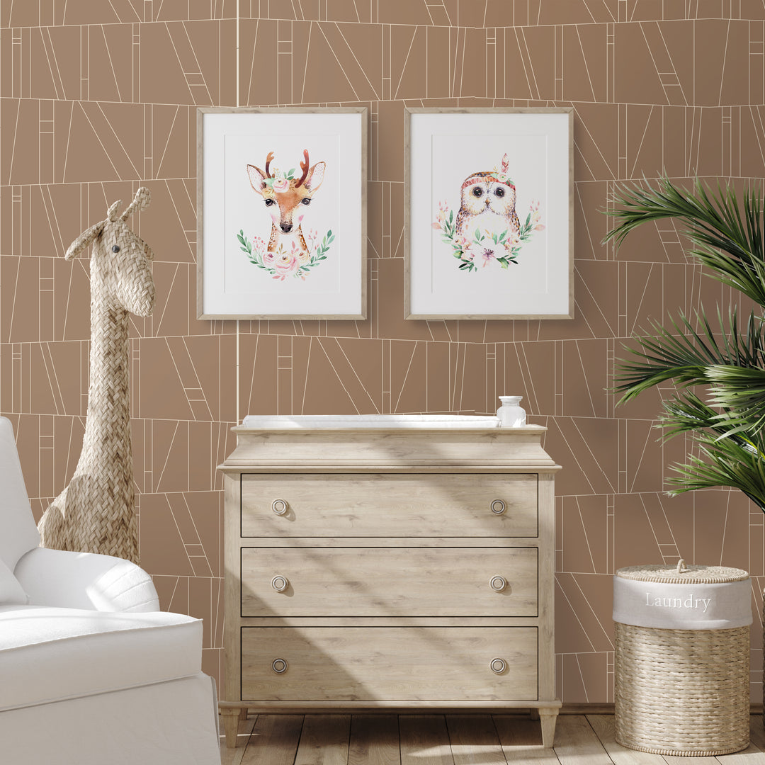 Kazi - Mocha Wallpaper by Forbes Masters