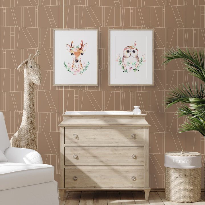 Kazi - Mocha Wallpaper by Forbes Masters