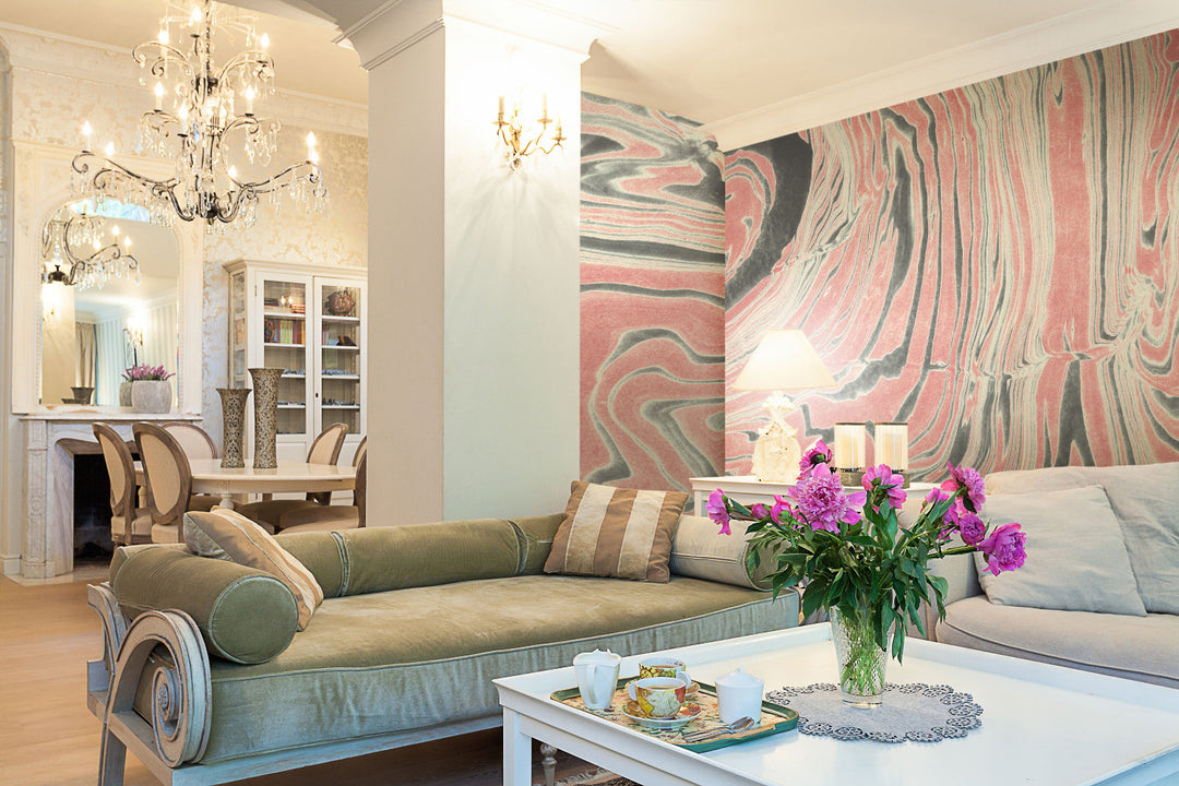 Rose Ring Marble Wall Mural