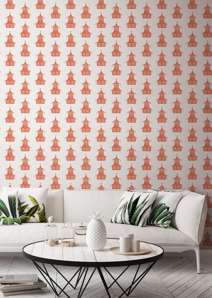 Pagoda - Pinata Wallpaper by Bohemian Bungalow
