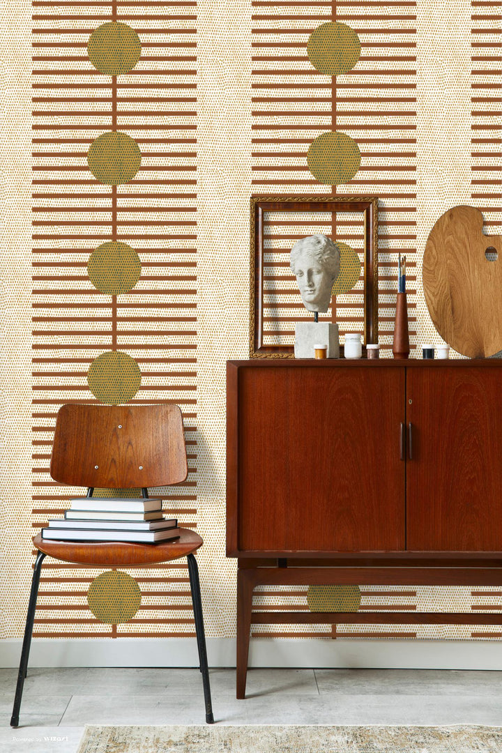 Nomalanga - Terracotta Wallpaper by Forbes Masters