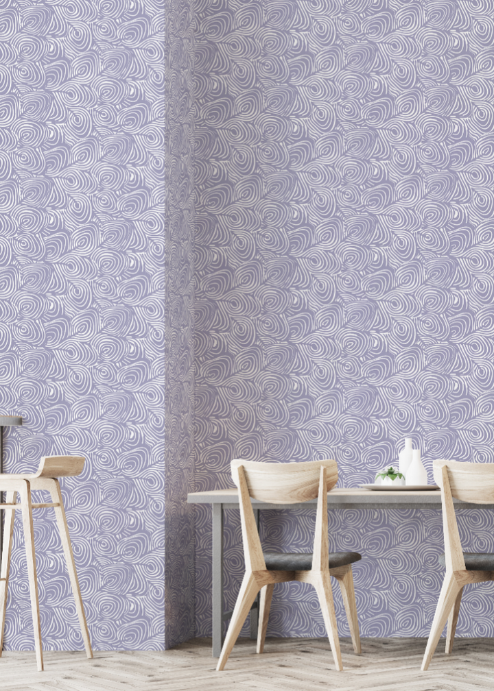 Plume - Lavender Wallpaper by Julianne Taylor Style