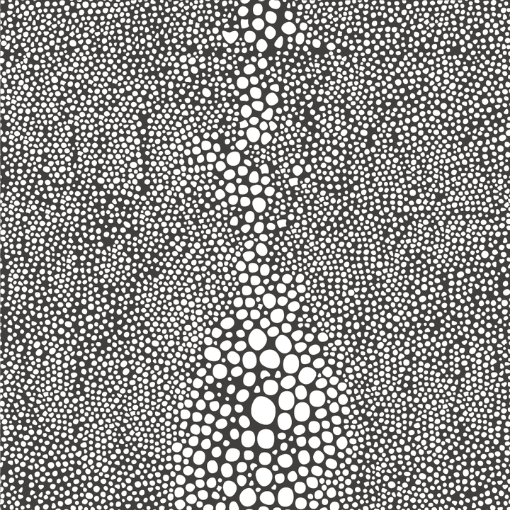 Shagreen - Jet Black Reverse Wallpaper by Mrs. Paranjape