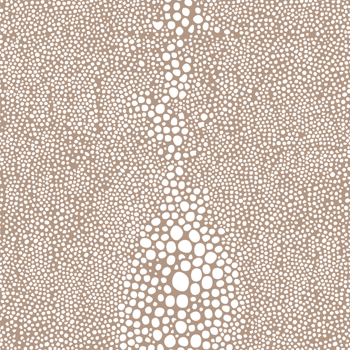 Shagreen - Truly Taupe Reverse Wallpaper by Mrs. Paranjape