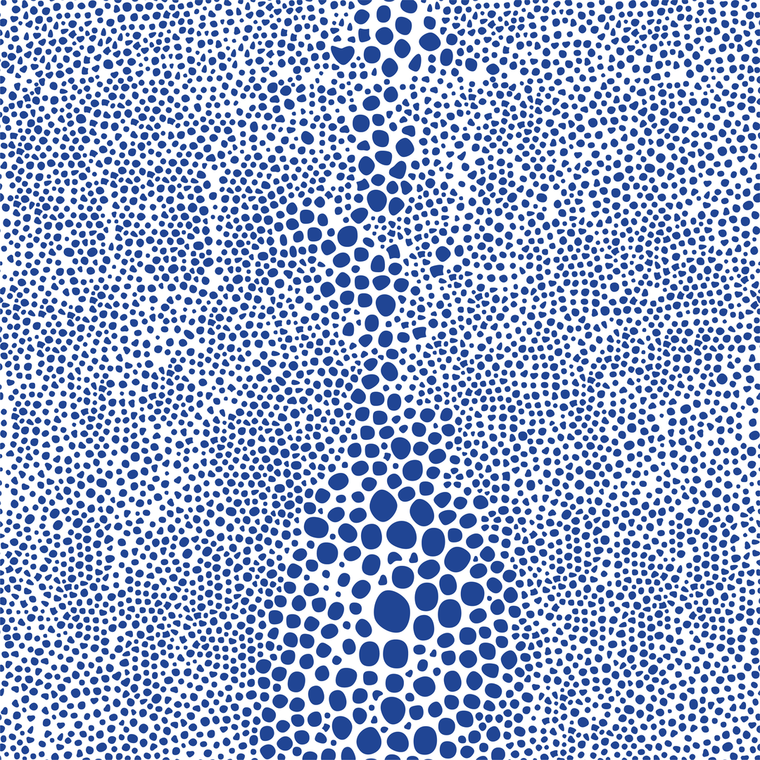 Shagreen - Yves Blue Wallpaper by Mrs. Paranjape