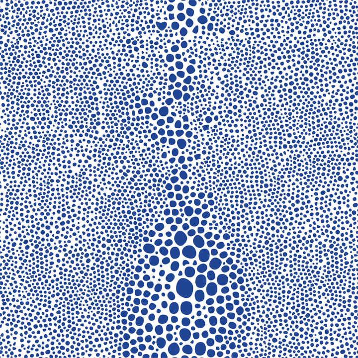 Shagreen - Yves Blue Wallpaper by Mrs. Paranjape