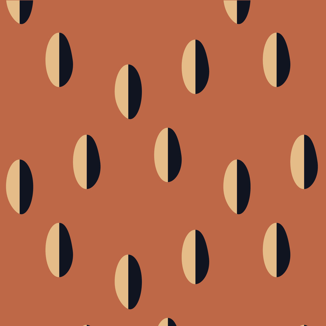 Split  - Red Clay Wallpaper