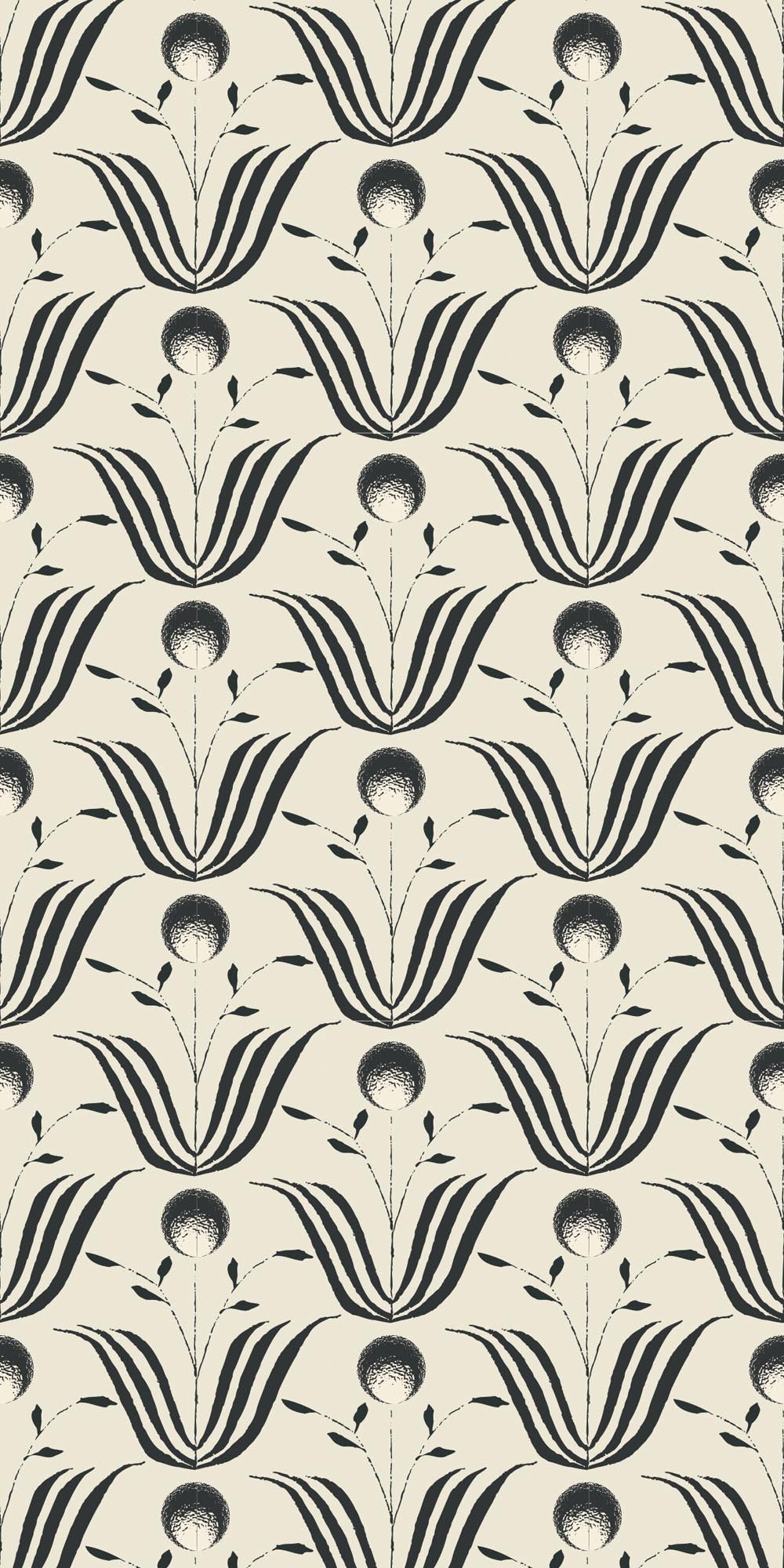 Spring Bloom - Shell White Floral Wallpaper