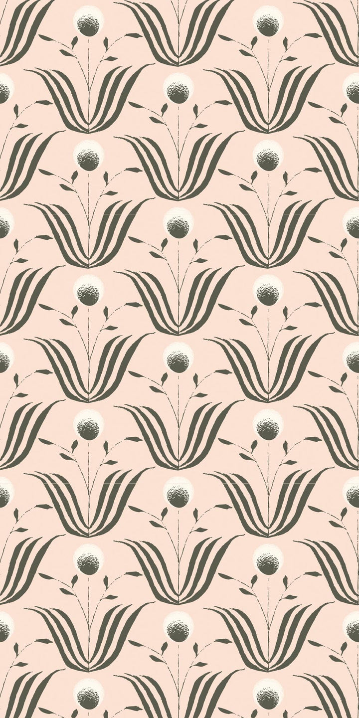 Spring Bloom - Blush Ivory Floral Wallpaper