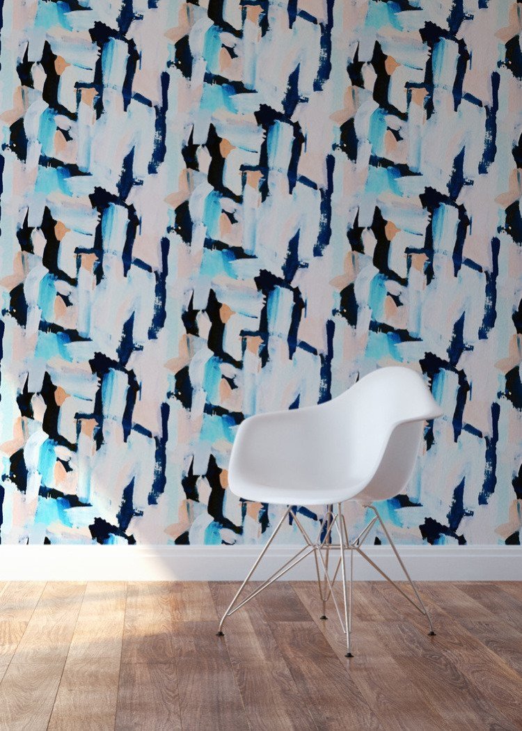 Tilda Abstract Wallpaper by The Blush Label