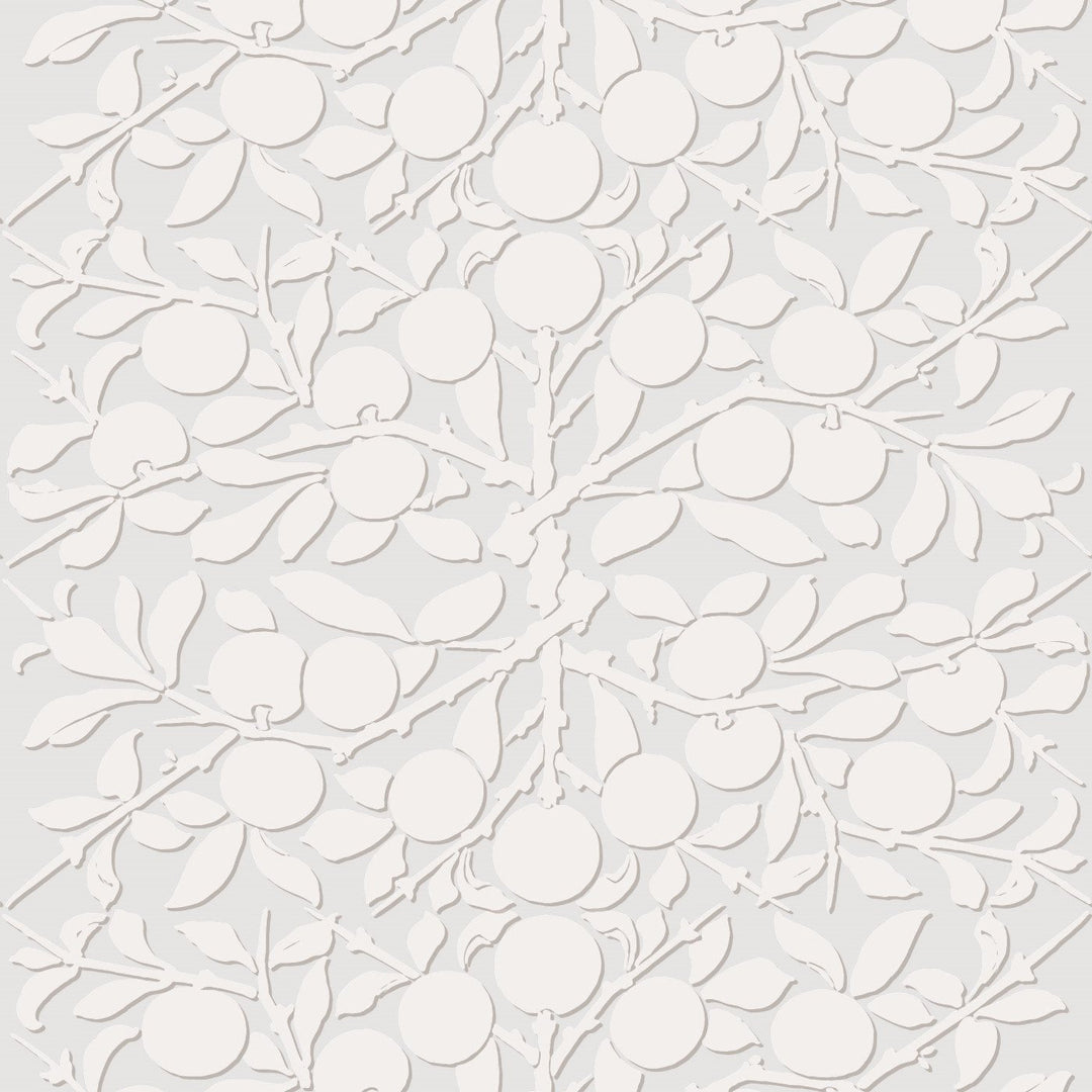 Peach Botanical - Gray Wallpaper