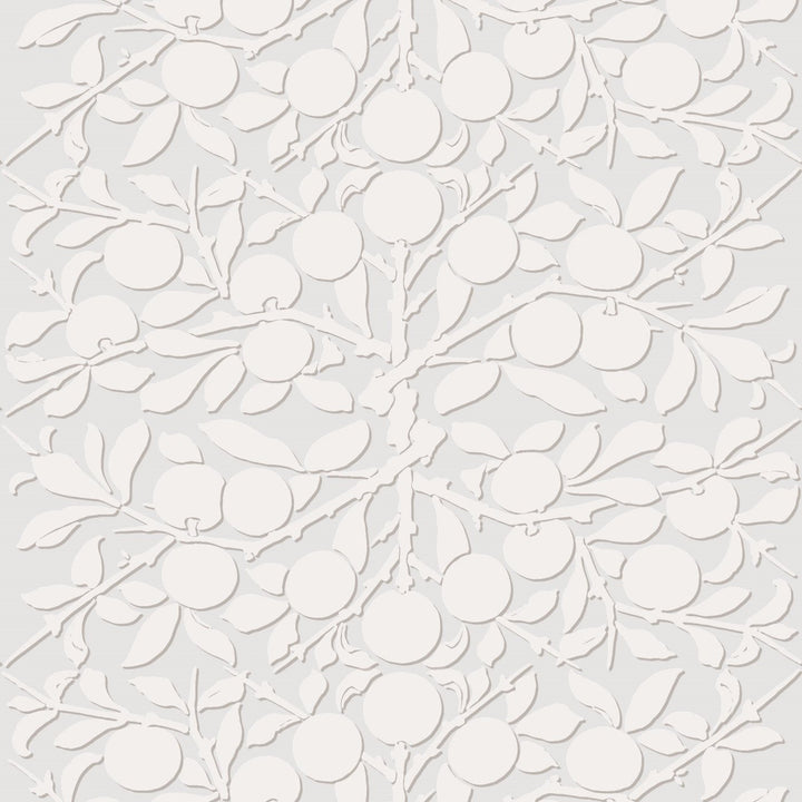 Peach Botanical - Gray Wallpaper
