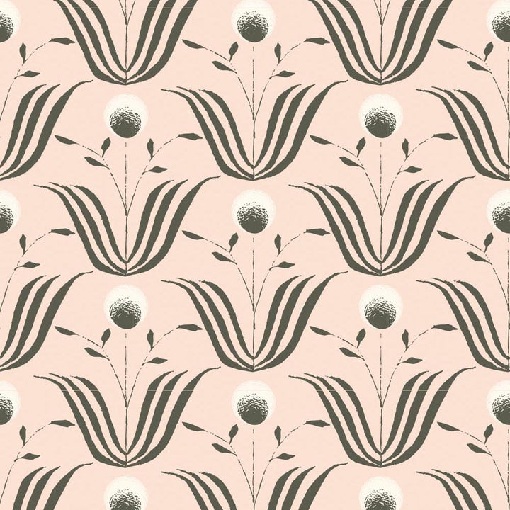 Spring Bloom - Blush Ivory Floral Wallpaper