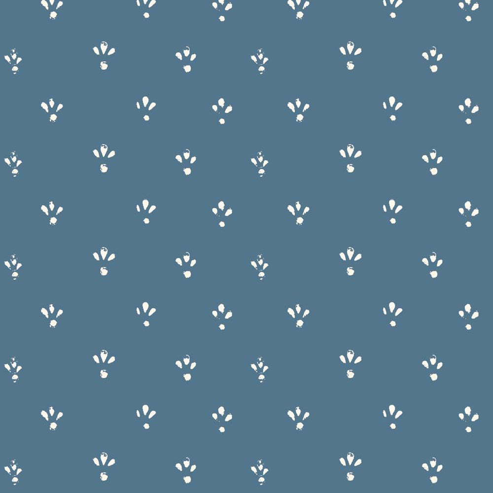 Fleur - Blue Salt Wallpaper