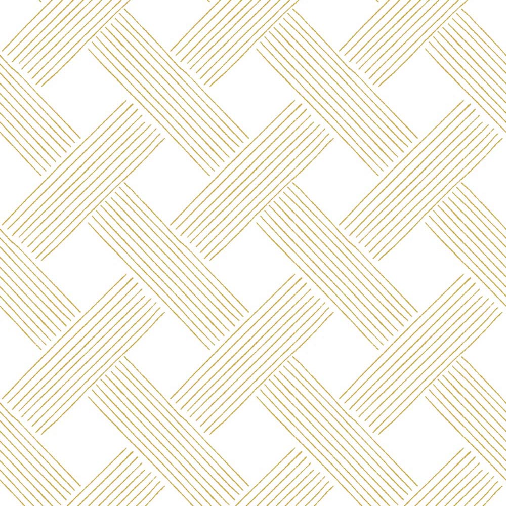 Lattice Weave - Daffodil Wallpaper