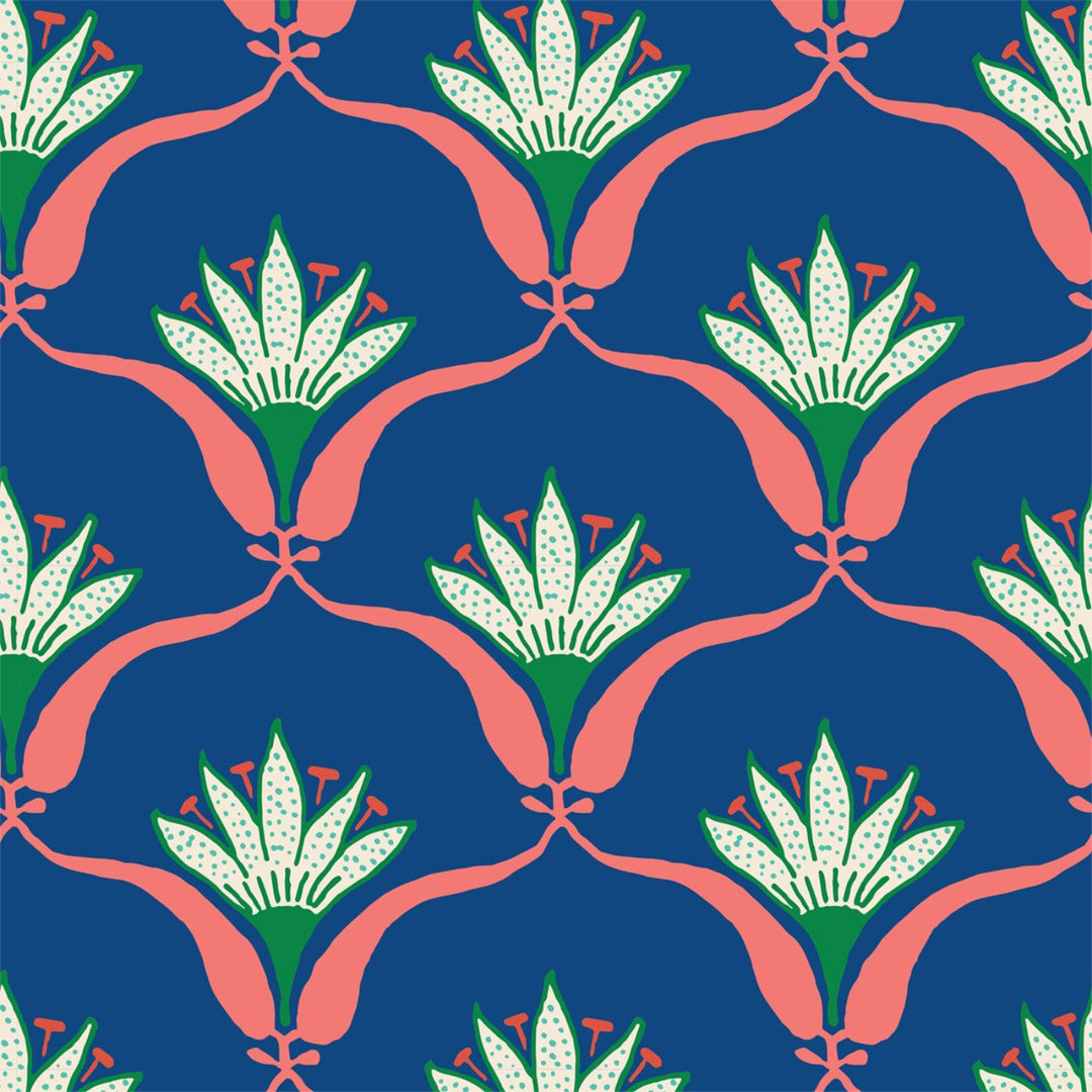 Wallflower - Tropical Floral Wallpaper by Julianne Taylor Style