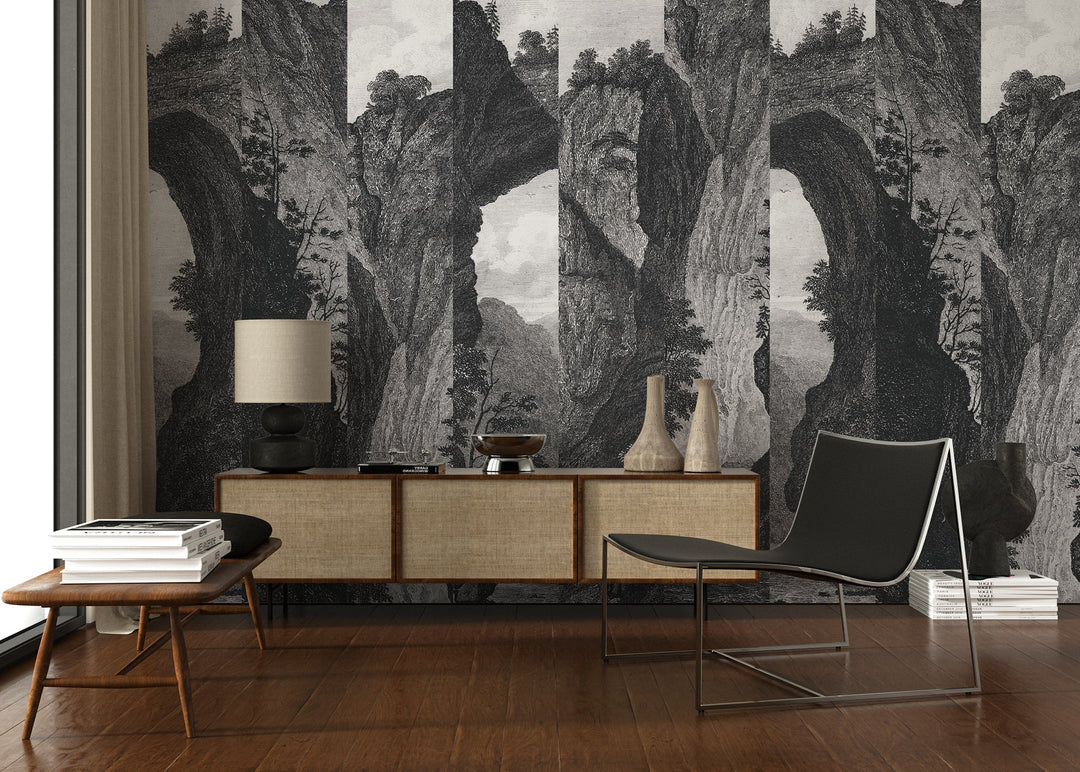 8 Ways To Style Black Wallpaper