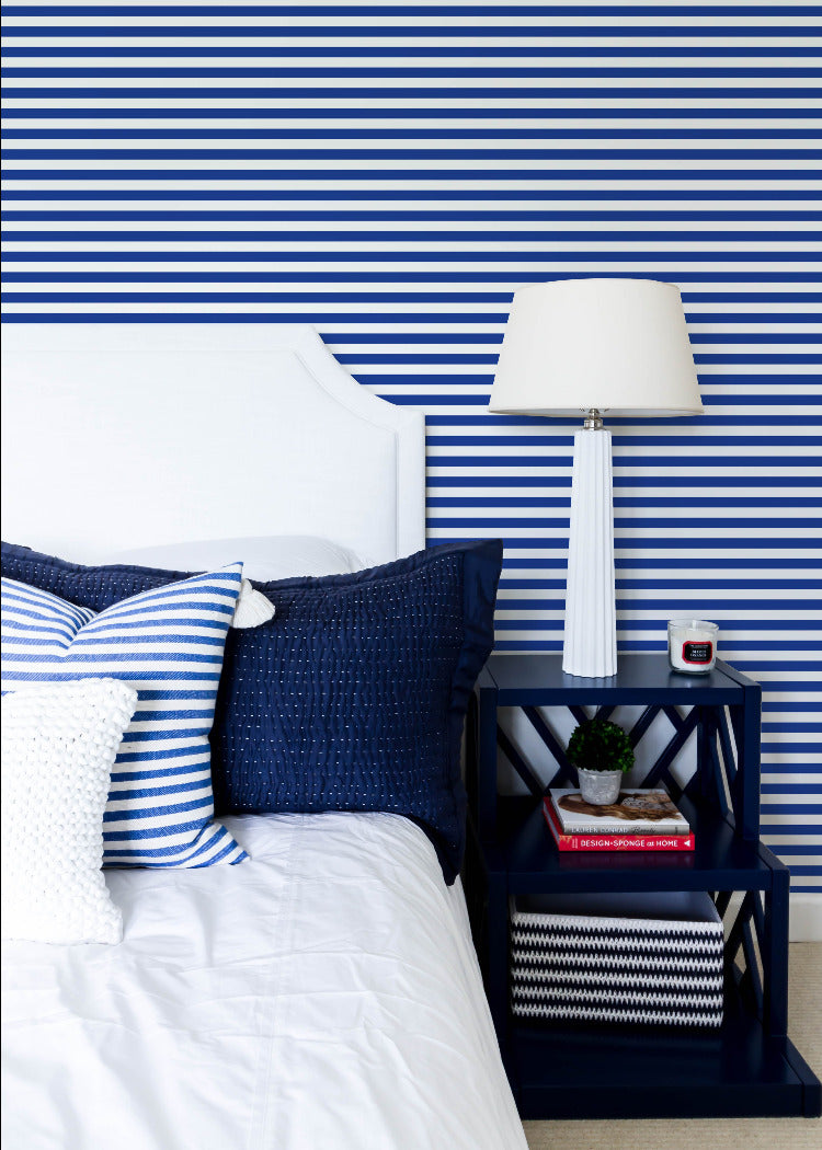 Blue Striped Wallpaper Ideas That Bring Fresh Energy to Any Room