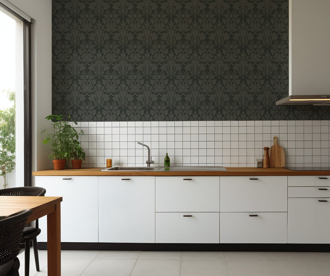 8 Ways To Style Black Wallpaper