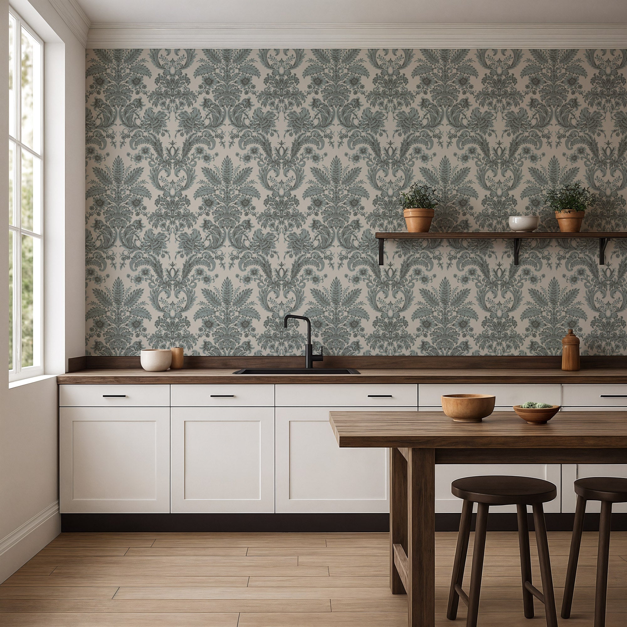 Transform Your Space with Stunning Kitchen Wallpaper Designs | Mitchell ...