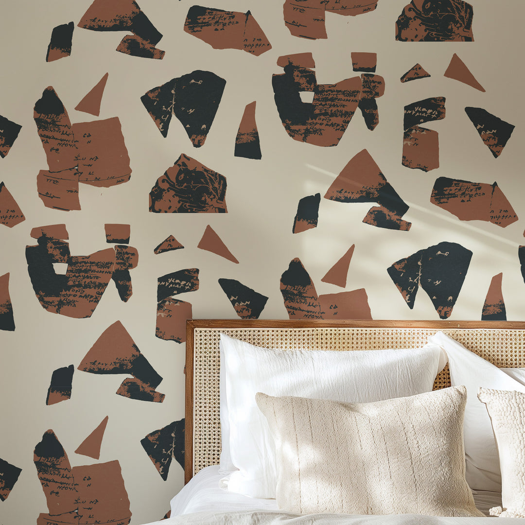 Bo-Kaap Curb - Red Clay Wallpaper by Forbes Masters