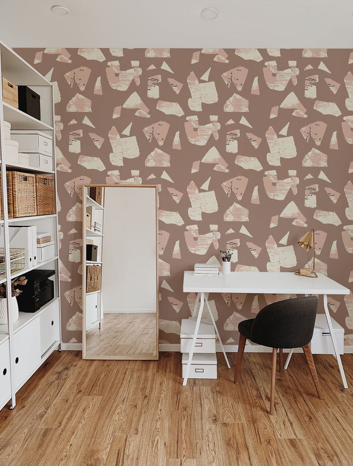 Bo-Kaap Curb - Blush Wallpaper by Forbes Masters