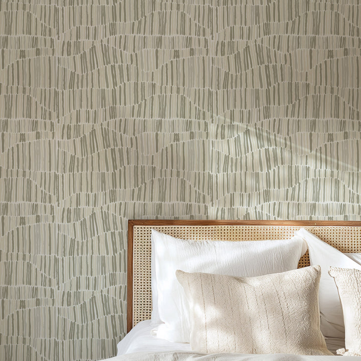 Jamaican Waves - Fresh Linen Wallpaper by Forbes Masters