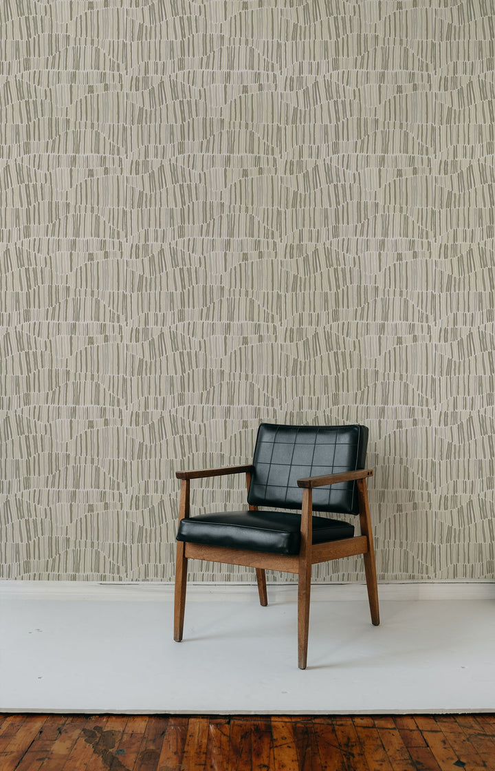 Jamaican Waves - Fresh Linen Wallpaper by Forbes Masters