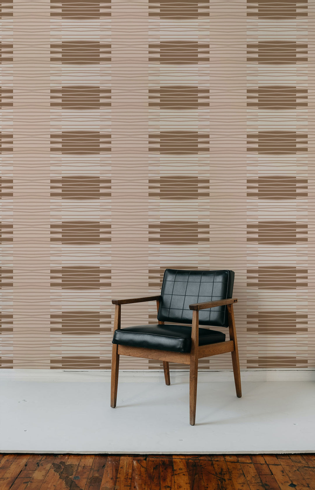 Zaire - Peach & Tan Wallpaper by Forbes Masters