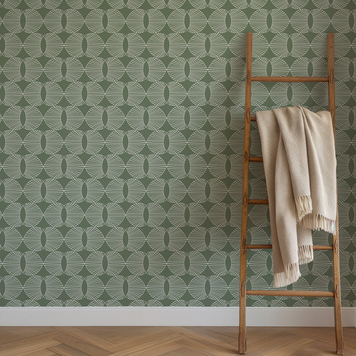 Paume - Sage Green Wallpaper