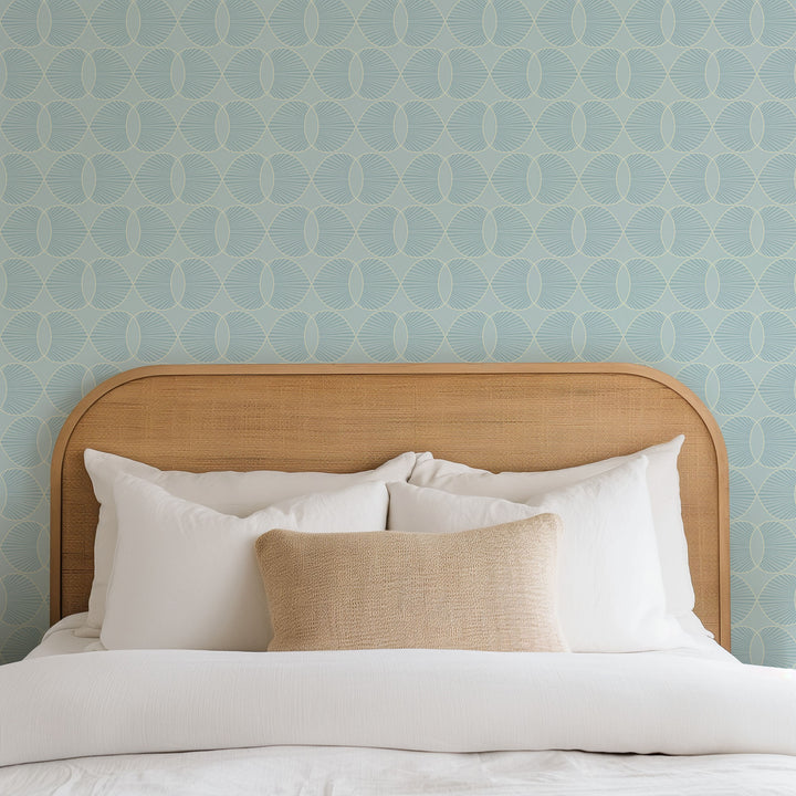 Paume - Seafoam Blue Wallpaper