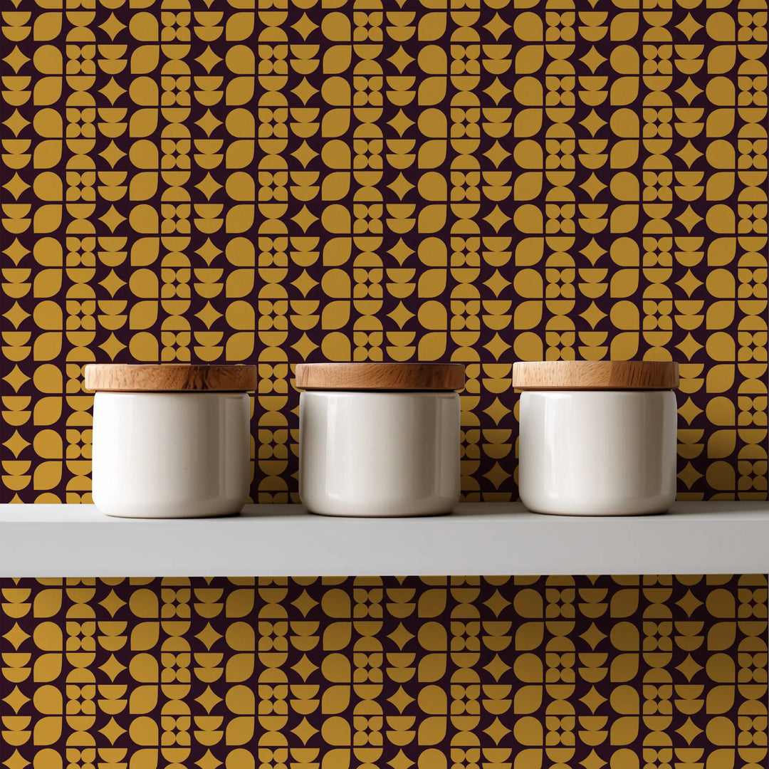 Arcadia Rhythm Small Aubergine Gold