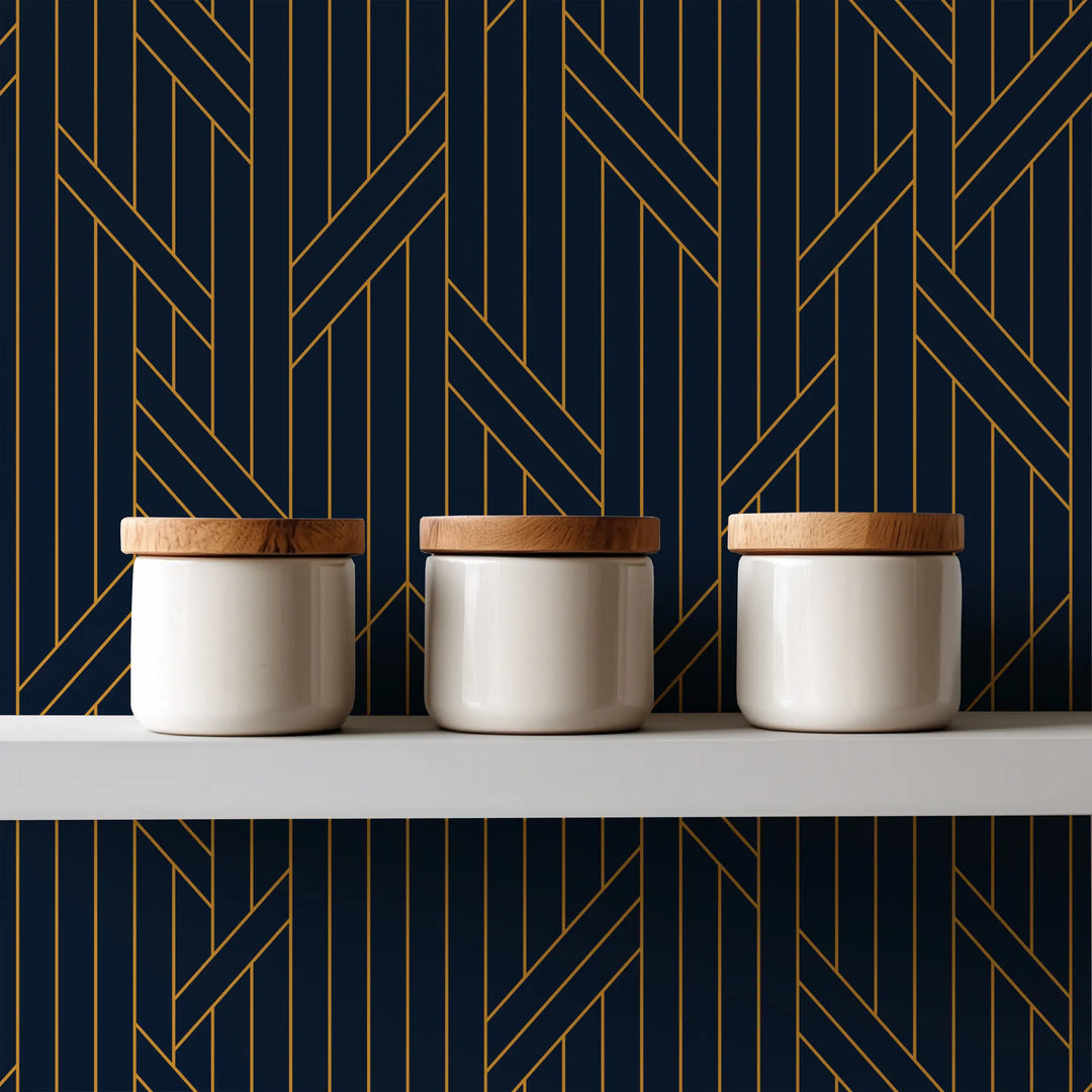 Gilded Ascent Indigo Blue