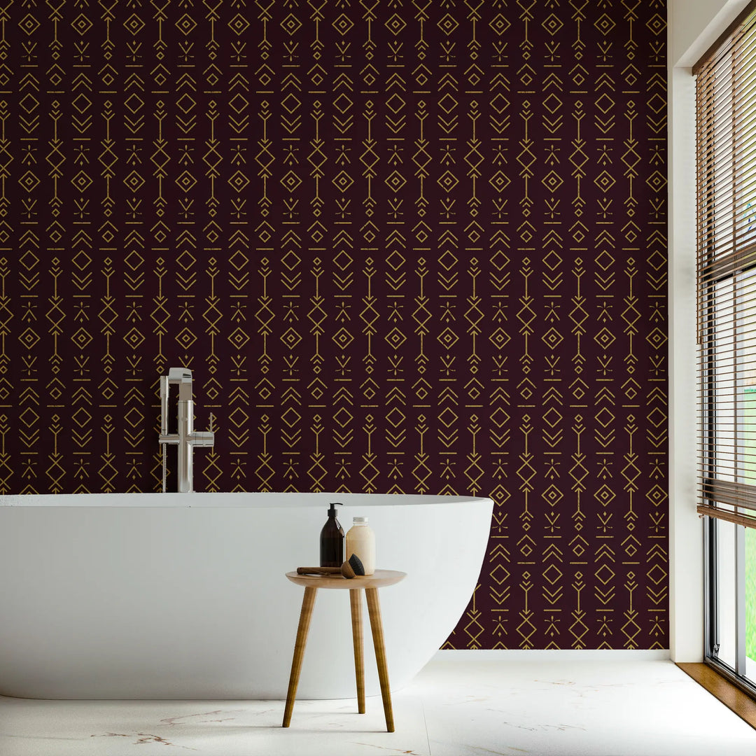 Nomad Noir Large Aubergine Gold