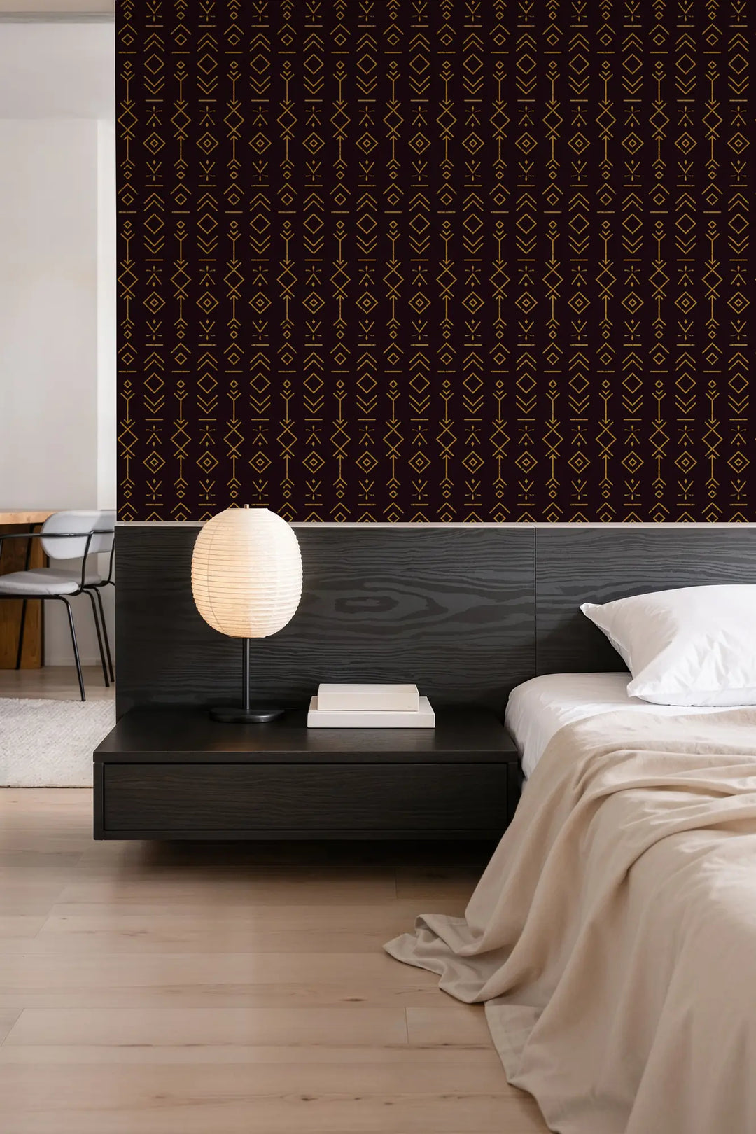 Nomad Noir Large Aubergine Gold