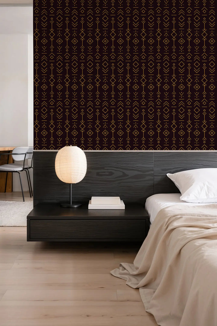 Nomad Noir Large Aubergine Gold
