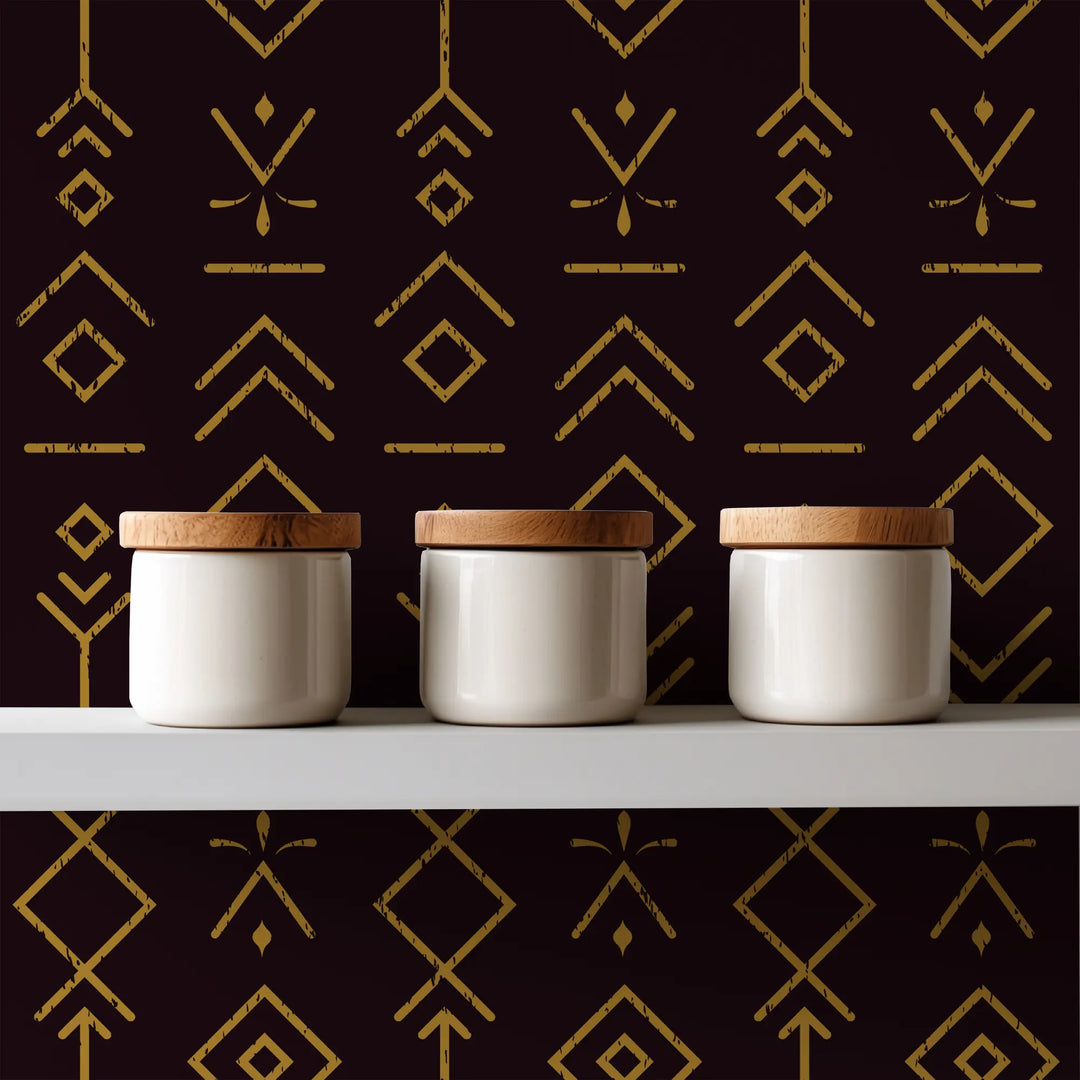 Nomad Noir Large Aubergine Gold