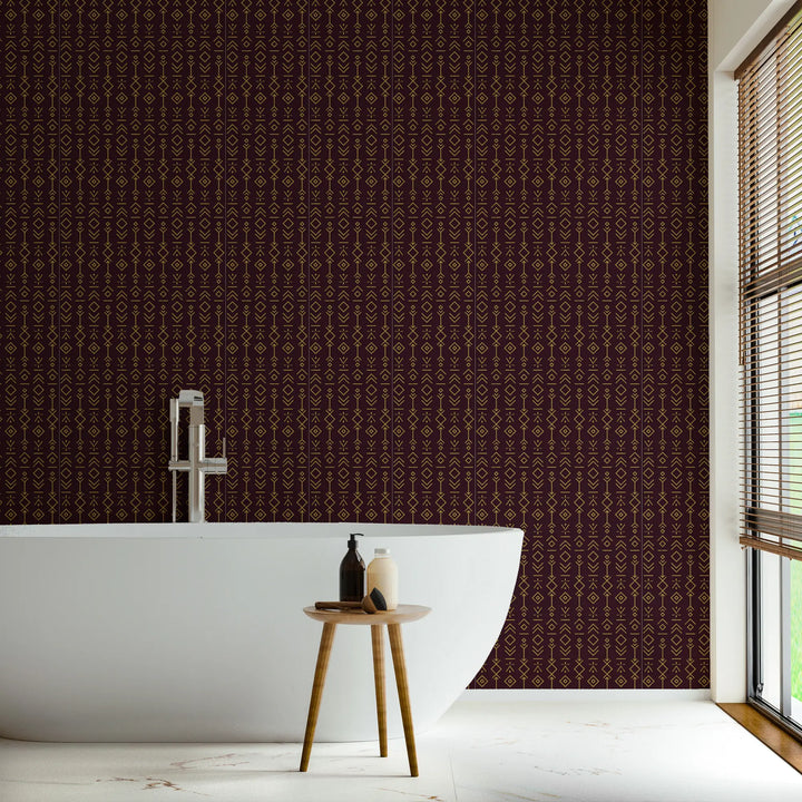 Nomad Noir Small Aubergine Gold