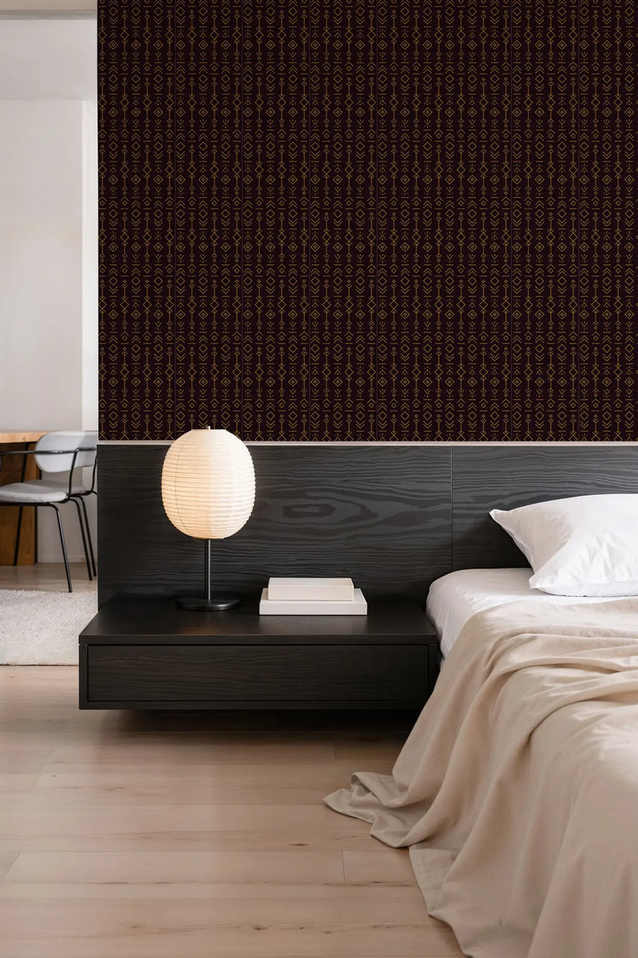 Nomad Noir Small Aubergine Gold