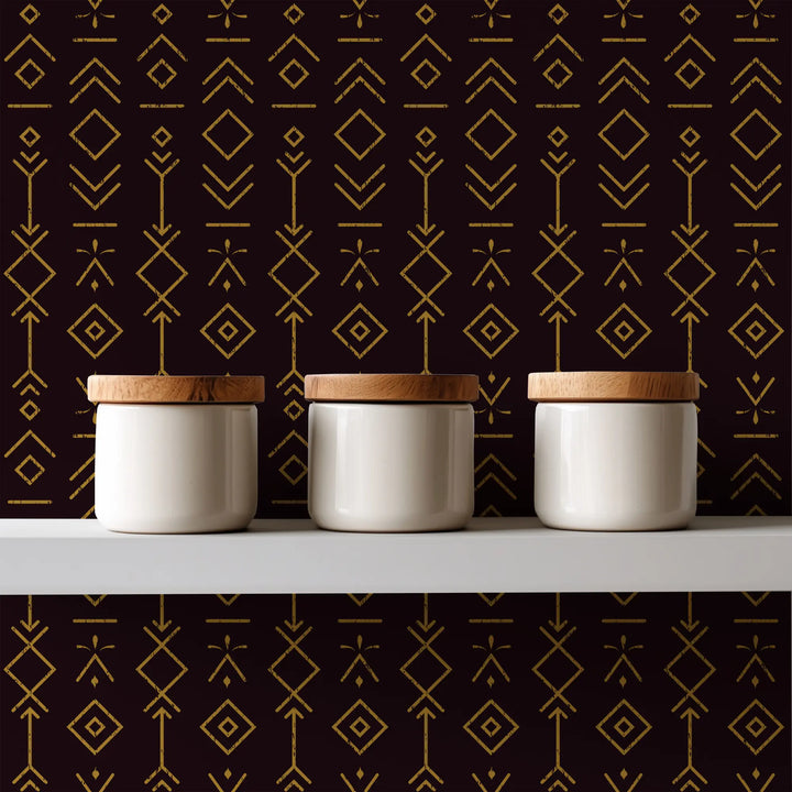 Nomad Noir Small Aubergine Gold