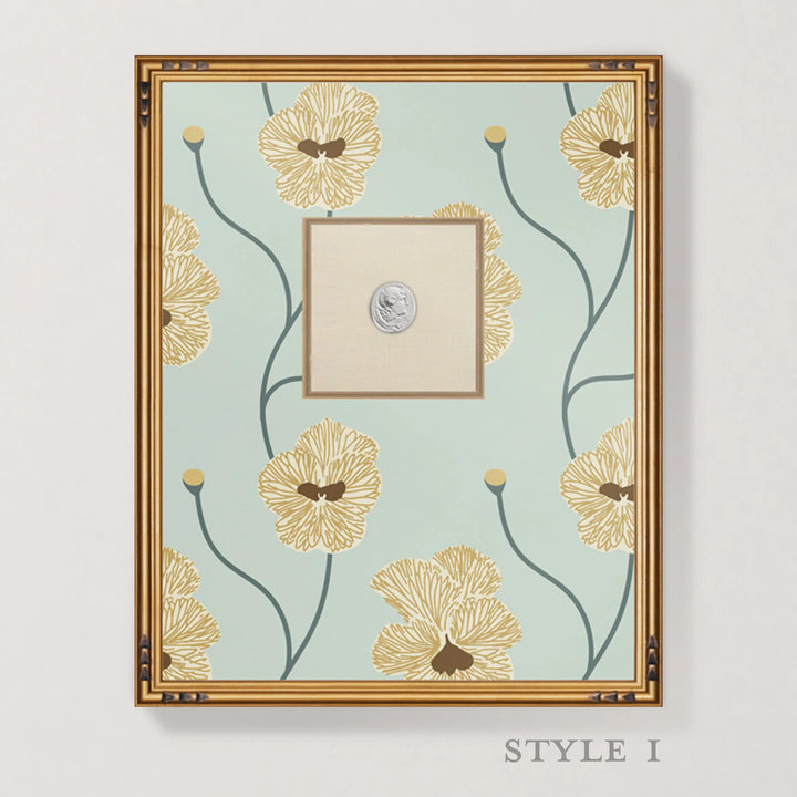 Framed Intaglio Wall Art - Flourish - Hazy Daytime