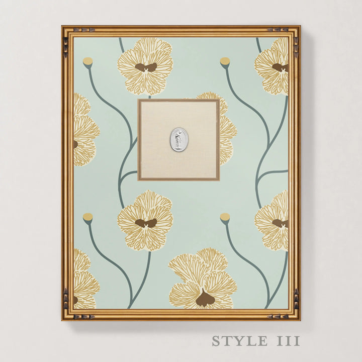 Framed Intaglio Wall Art - Flourish - Hazy Daytime
